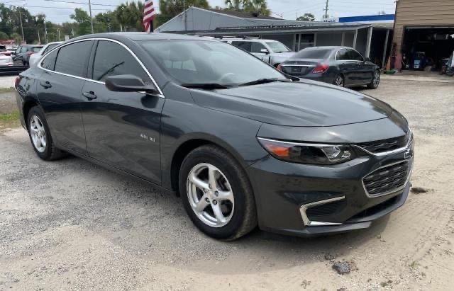 1G1ZB5ST6JF107843 - 2018 CHEVROLET MALIBU LS GRAY photo 1