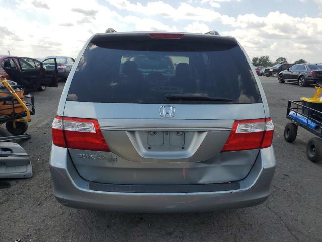 5FNRL38656B100694 - 2006 HONDA ODYSSEY EXL BLUE photo 6