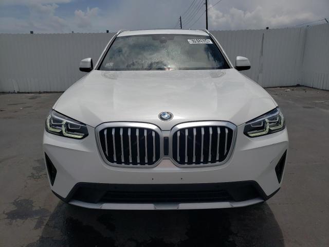 5UX53DP07P9T22729 - 2023 BMW X3 XDRIVE30I WHITE photo 5