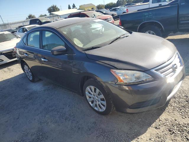 3N1AB7APXDL752593 - 2013 NISSAN SENTRA S GRAY photo 4