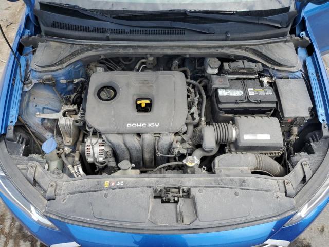 5NPD74LF0JH331136 - 2018 HYUNDAI ELANTRA SE BLUE photo 11