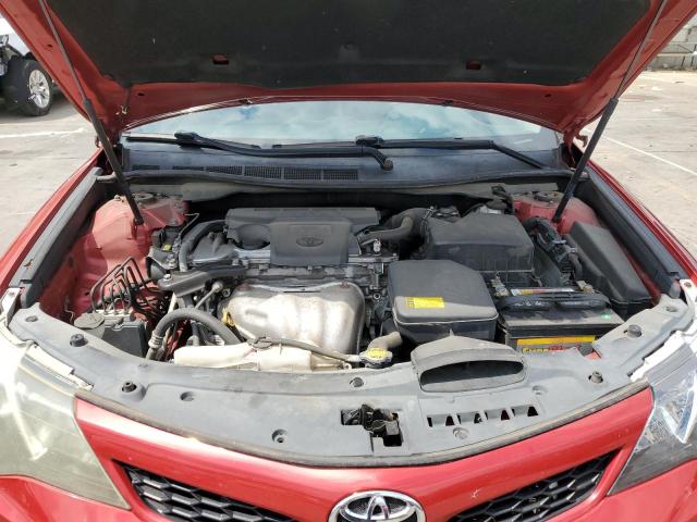 4T1BF1FK6CU553637 - 2012 TOYOTA CAMRY BASE RED photo 11