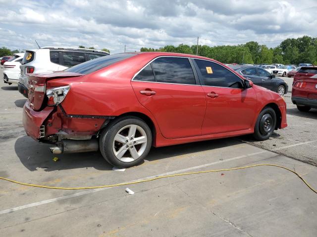 4T1BF1FK6CU553637 - 2012 TOYOTA CAMRY BASE RED photo 3
