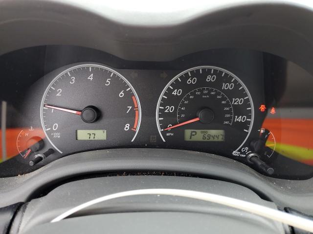 1NXBU4EE7AZ377195 - 2010 TOYOTA COROLLA BASE 银色 照片 9