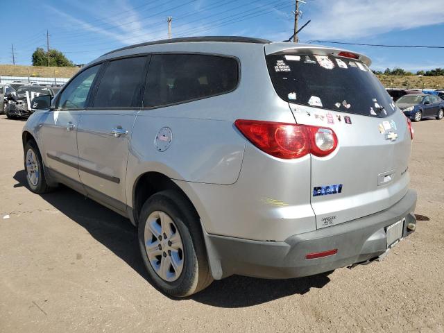 1GNKRFED2CJ180648 - 2012 CHEVROLET TRAVERSE LS SILVER photo 2