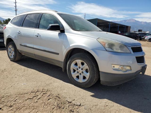 1GNKRFED2CJ180648 - 2012 CHEVROLET TRAVERSE LS SILVER photo 4