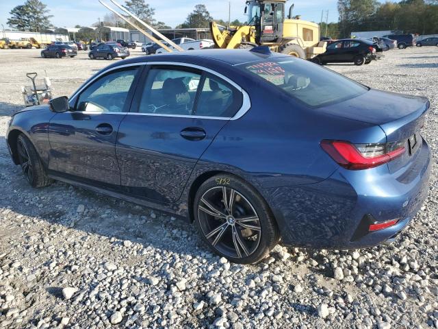 3MW5R1J04N8C49198 - 2022 BMW 330I BLUE photo 2