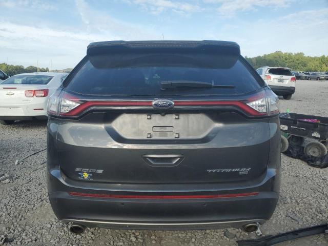 2FMPK4K86JBB97898 - 2018 FORD EDGE TITANIUM GRAY photo 6