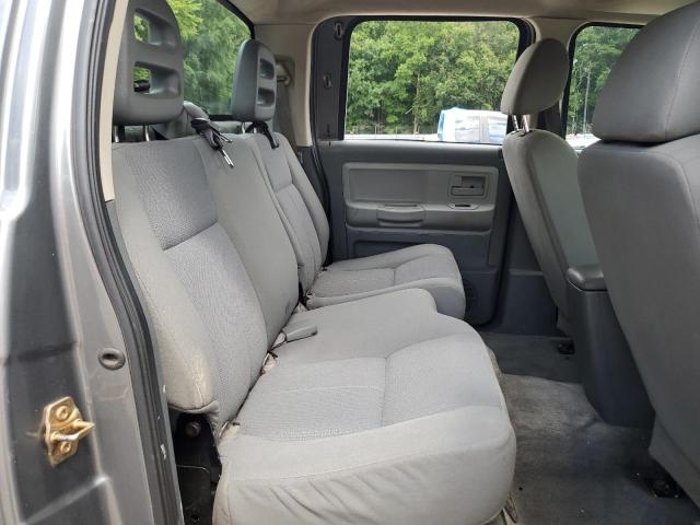 1D7HE48K06S522552 - 2006 DODGE DAKOTA QUAD SLT ნაცრისფერი ფოტო 10