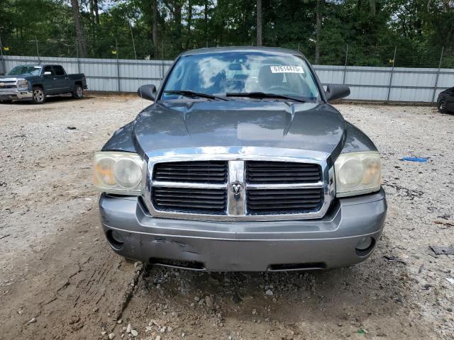 1D7HE48K06S522552 - 2006 DODGE DAKOTA QUAD SLT ნაცრისფერი ფოტო 5