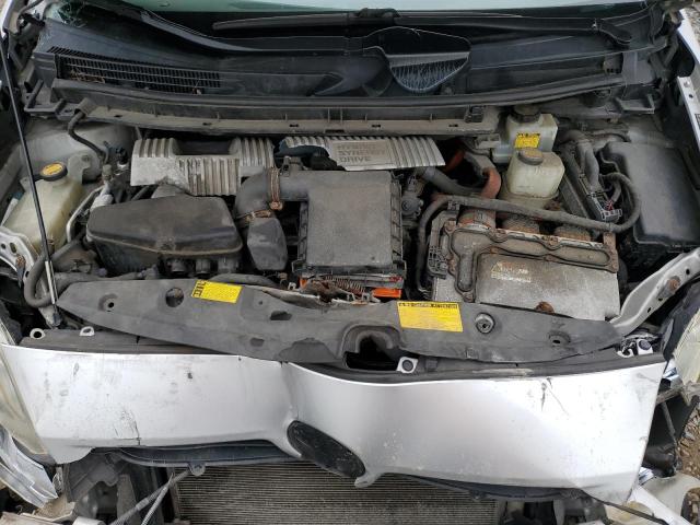 JTDKN3DU7A0127600 - 2010 TOYOTA PRIUS SILVER photo 11