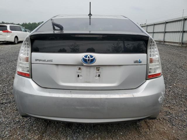 JTDKN3DU7A0127600 - 2010 TOYOTA PRIUS SILVER photo 6