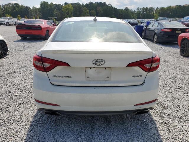 5NPE34AF5FH026810 - 2015 HYUNDAI SONATA SPORT WHITE photo 6