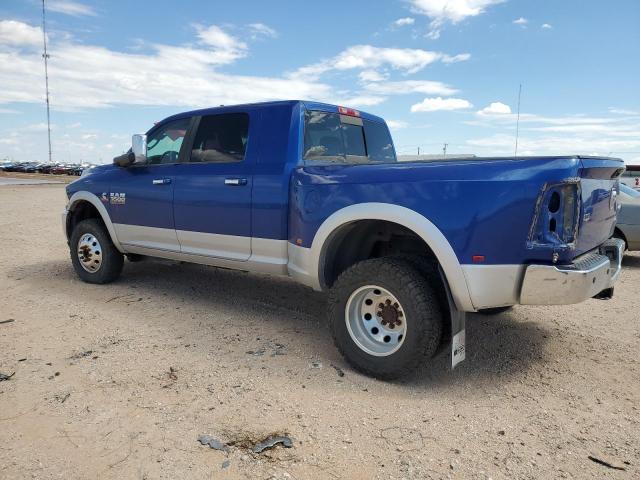 3C63RRML9EG136858 - 2014 RAM 3500 LARAMIE BLUE photo 2