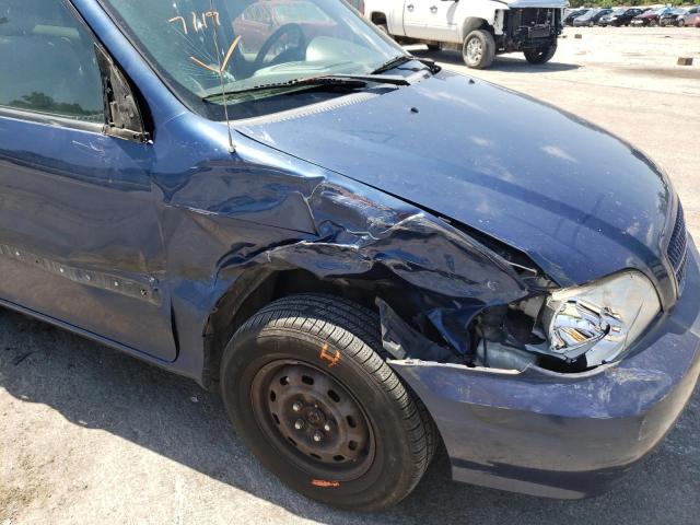 KNDUP132656693967 - 2005 KIA SEDONA EX BLUE photo 9