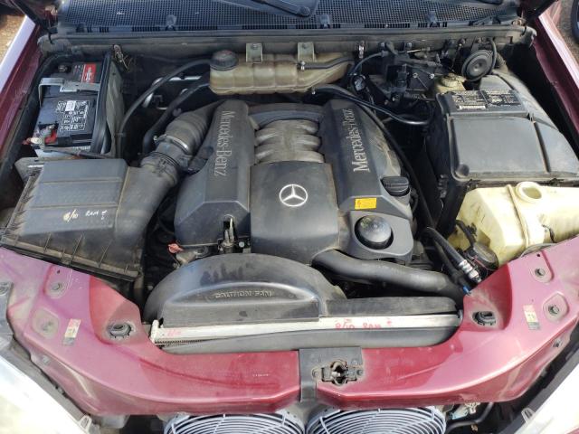 4JGAB54E31A244315 - 2001 MERCEDES-BENZ ML 320 RED photo 11