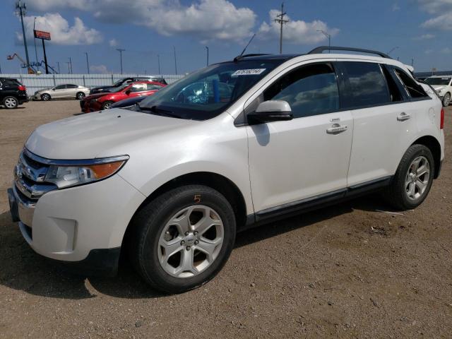 2FMDK4JC2EBA68183 - 2014 FORD EDGE SEL WHITE photo 1