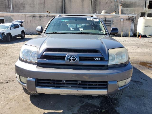 JTEBT17R840034232 - 2004 TOYOTA 4RUNNER LIMITED GRAY photo 5