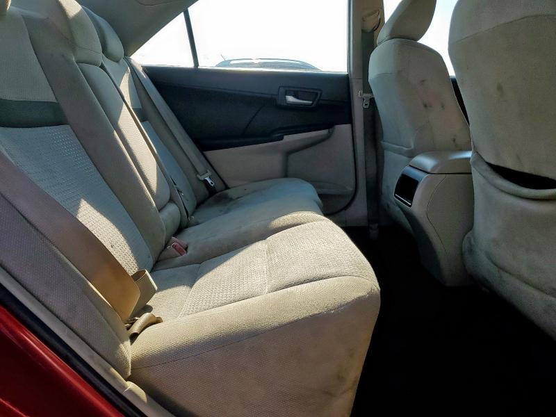 4T1BF1FKXCU530216 - 2012 TOYOTA CAMRY BASE RED photo 10