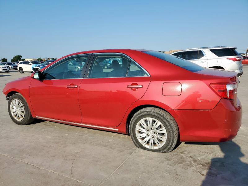 4T1BF1FKXCU530216 - 2012 TOYOTA CAMRY BASE RED photo 2