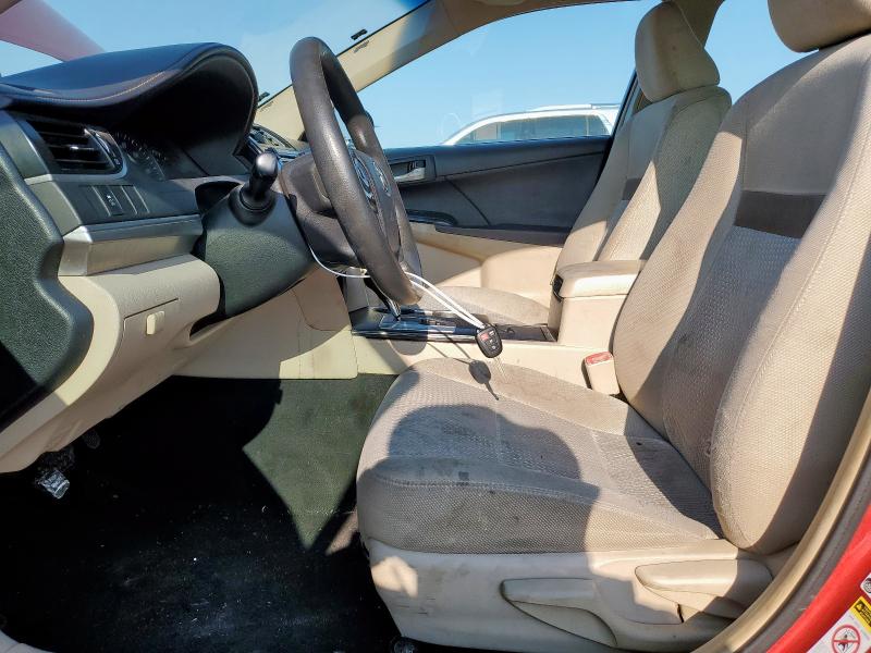 4T1BF1FKXCU530216 - 2012 TOYOTA CAMRY BASE RED photo 7