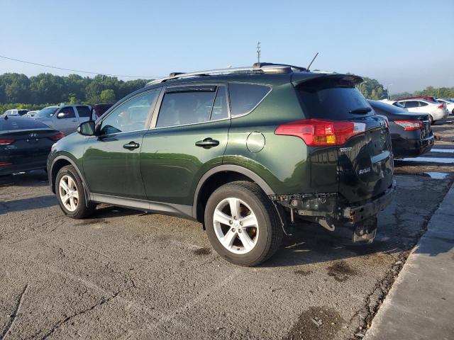 2T3WFREV9DW057221 - 2013 TOYOTA RAV4 XLE GREEN photo 2
