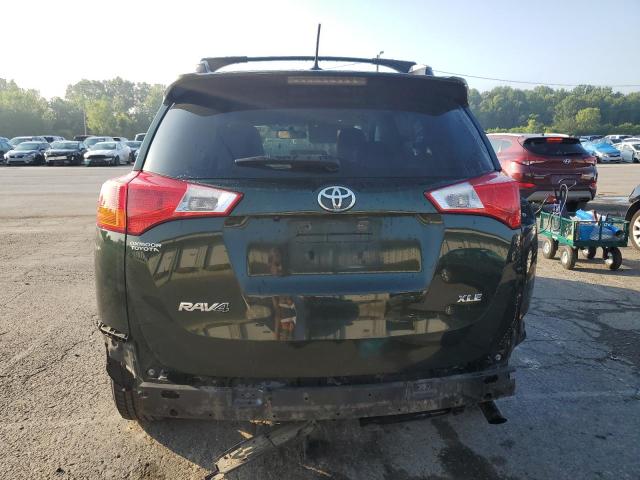2T3WFREV9DW057221 - 2013 TOYOTA RAV4 XLE GREEN photo 6