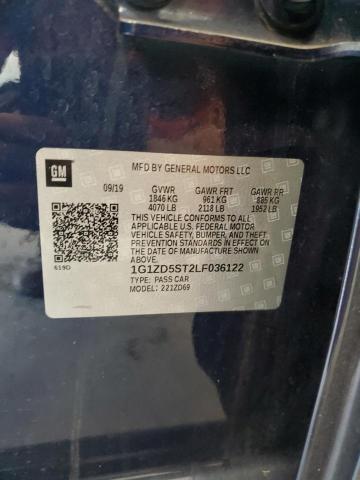 1G1ZD5ST2LF036122 - 2020 CHEVROLET MALIBU LT BLUE photo 13