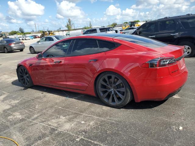 5YJSA1E25JF259091 - 2018 TESLA MODEL S Կարմիր լուսանկար 2