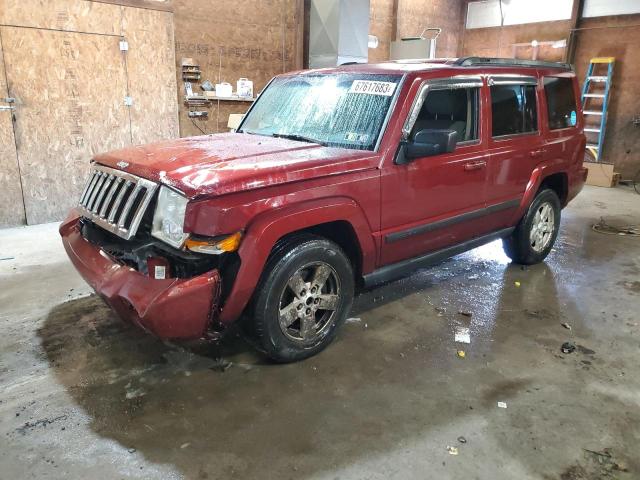 1J8HG48K77C685546 - 2007 JEEP COMMANDER MAROON photo 1