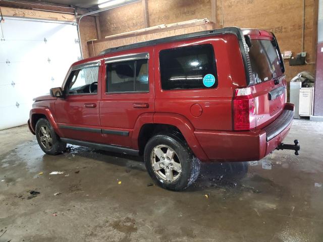 1J8HG48K77C685546 - 2007 JEEP COMMANDER MAROON photo 2