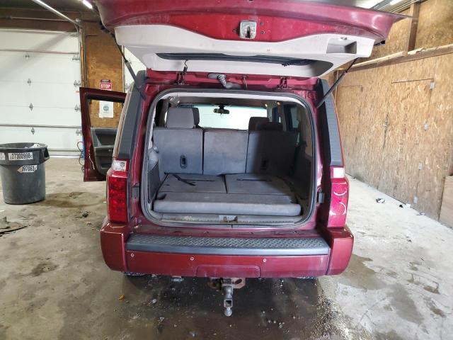 1J8HG48K77C685546 - 2007 JEEP COMMANDER MAROON photo 6