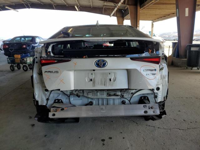 JTDKARFU9K3080016 - 2019 TOYOTA PRIUS Weiß Foto 6