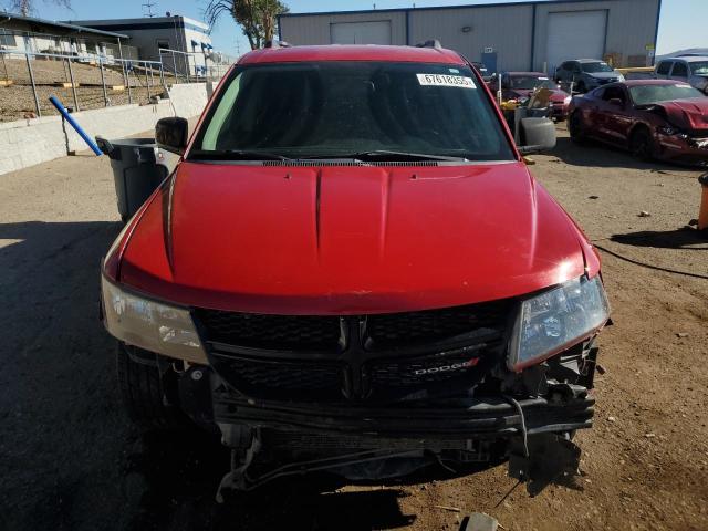 3C4PDCBB0JT305831 - 2018 DODGE JOURNEY SXT RED photo 5