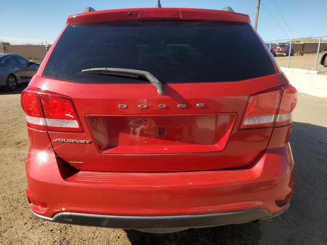 3C4PDCBB0JT305831 - 2018 DODGE JOURNEY SXT RED photo 6