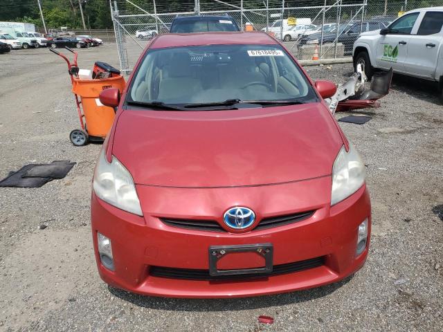 JTDKN3DU5A0012901 - 2010 TOYOTA PRIUS أحمر صورة 5