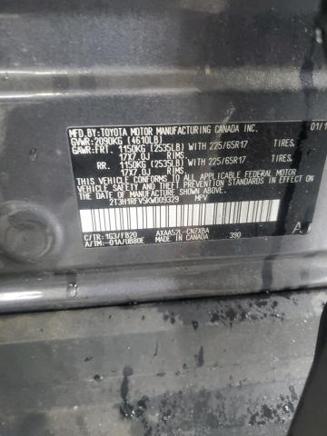 2T3H1RFV5KW009329 - 2019 TOYOTA RAV4 LE Graphite photo 13