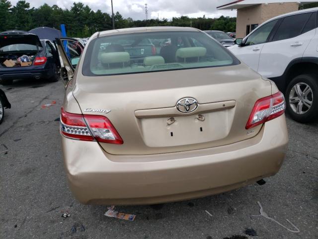 4T1BF3EKXBU602432 - 2011 TOYOTA CAMRY BASE GOLD photo 6