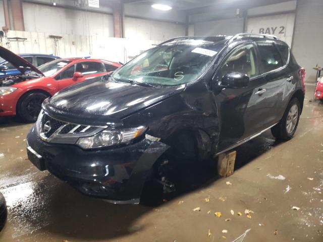 JN8AZ1MW2EW521387 - 2014 NISSAN MURANO S BLACK photo 1