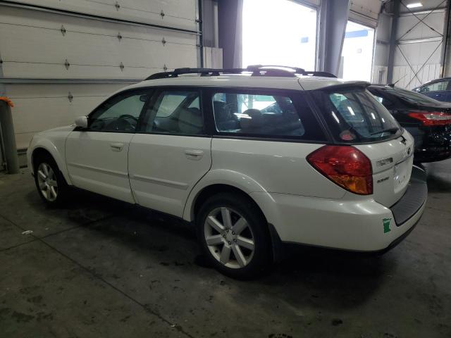 4S4BP62CX67317407 - 2006 SUBARU LEGACY OUTBACK 2.5I LIMITED WHITE photo 2