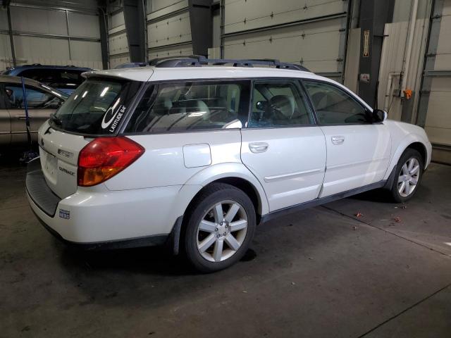 4S4BP62CX67317407 - 2006 SUBARU LEGACY OUTBACK 2.5I LIMITED WHITE photo 3