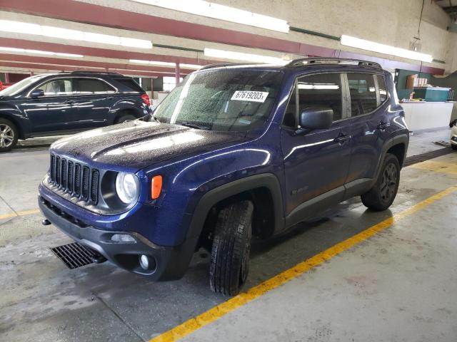 ZACCJBAB4JPJ07504 - 2018 JEEP RENEGADE SPORT BLUE photo 1