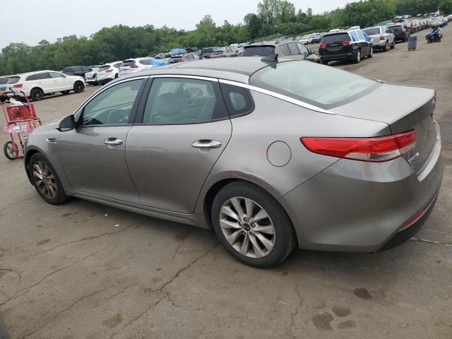 5XXGU4L37GG074296 - 2016 KIA OPTIMA EX SILVER photo 2