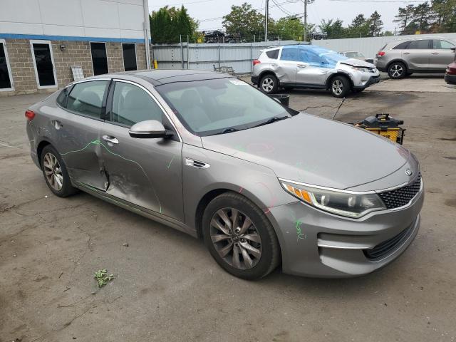 5XXGU4L37GG074296 - 2016 KIA OPTIMA EX SILVER photo 4