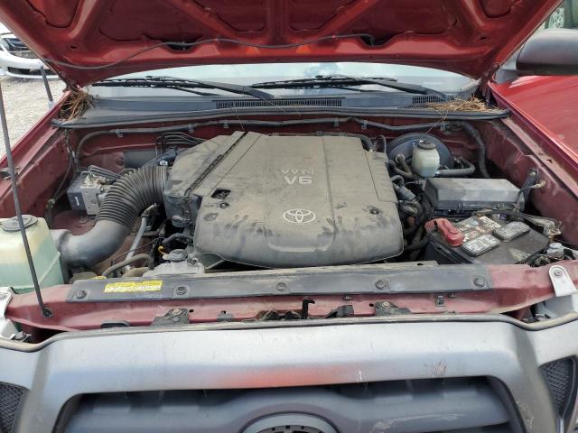 5TETU62N47Z436230 - 2007 TOYOTA TACOMA PRERUNNER ACCESS CAB RED photo 11