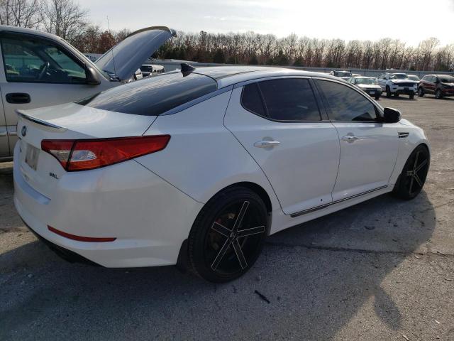 5XXGR4A6XDG100982 - 2013 KIA OPTIMA SX WHITE photo 3