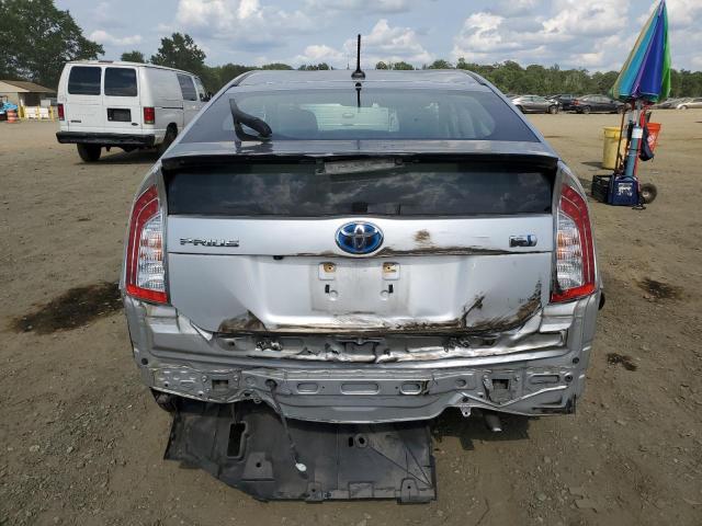 JTDKN3DU3E1750311 - 2014 TOYOTA PRIUS SILVER photo 6