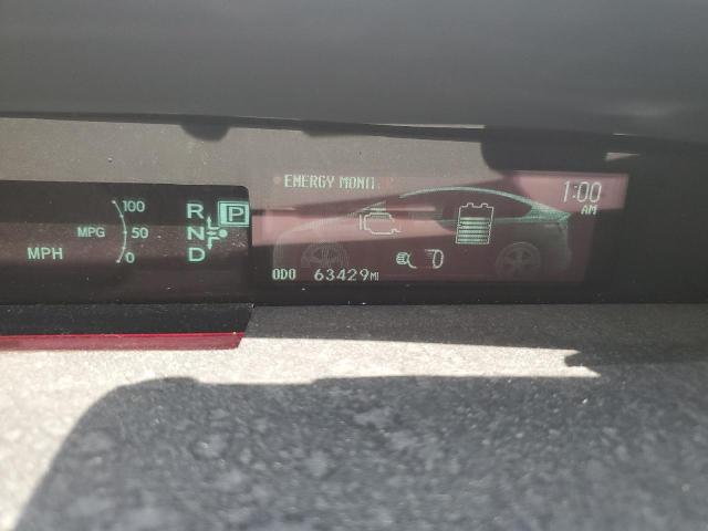 JTDKN3DU3E1750311 - 2014 TOYOTA PRIUS SILVER photo 9