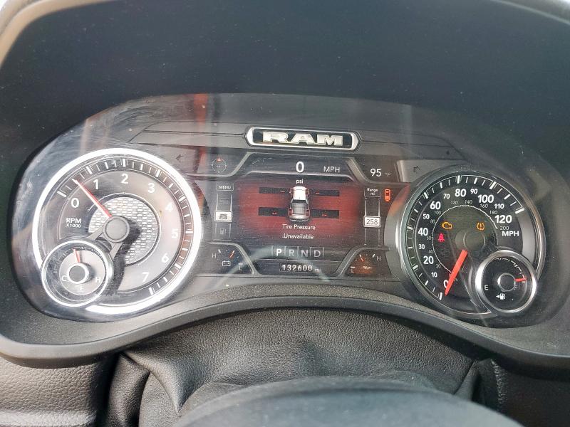 1C6SRFFT0KN718759 - 2019 RAM 1500 BIG HORN/LONE STAR SILVER photo 9