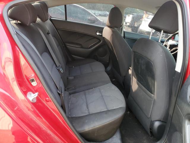 KNAFX4A69G5460882 - 2016 KIA FORTE LX RED photo 10